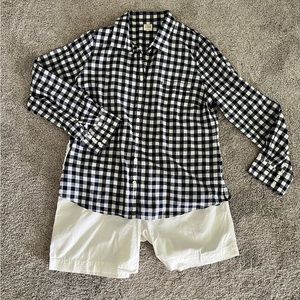 J. Crew the perfect shirt gingham top